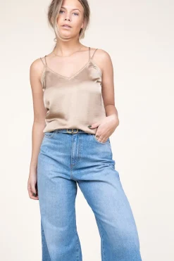 Clearance Dante 6 Satin Top Obu | Beige... | | Little Soho