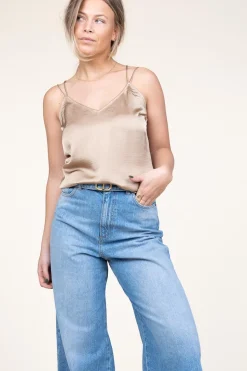 Clearance Dante 6 Satin Top Obu | Beige... | | Little Soho