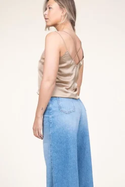 Clearance Dante 6 Satin Top Obu | Beige... | | Little Soho