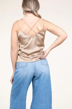 Clearance Dante 6 Satin Top Obu | Beige... | | Little Soho