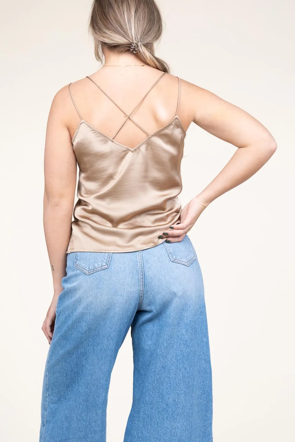 Clearance Dante 6 Satin Top Obu | Beige... | | Little Soho