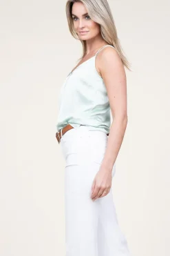 Store Dante 6 Satin Top Obu | Green... | | Little Soho