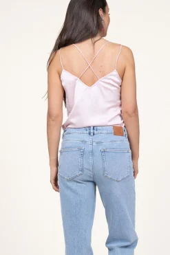 Hot Dante 6 Satin Top Obu | Pink... | | Little Soho