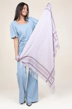 Best Sale Moment Amsterdam Scarf With Print Marakesch | Purple... | | Little Soho