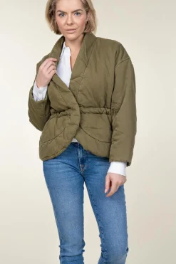 Outlet ba&sh Shawl Neck Jacket Caly | Green... | | Little Soho