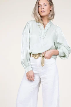 Hot Aaiko Shiny Top Tamari | Green... | | Little Soho