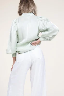 Hot Aaiko Shiny Top Tamari | Green... | | Little Soho