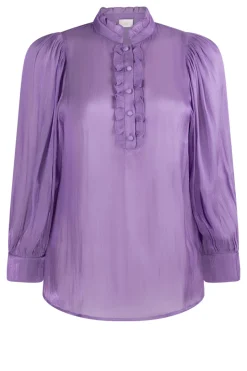Outlet Aaiko Shiny Top Tamari | Purple... | | Little Soho