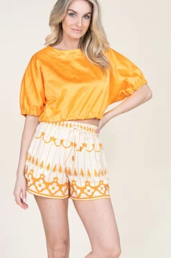 Outlet Scarlett Poppies Short With Print Pam | Yellow... | | Little Soho