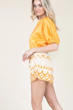 Outlet Scarlett Poppies Short With Print Pam | Yellow... | | Little Soho