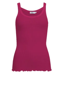 Best CC Heart Silk Rib Top Faith | Berry... | | Little Soho