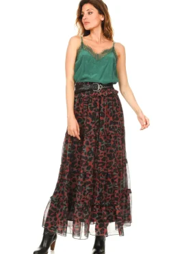 Discount Berenice Silk Top With Lace Taylor | Green... | | Little Soho