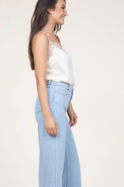 Cheap Berenice Silk Top With Lace Taylor | Natural... | | Little Soho