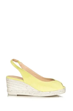Store Castaner Slingback Wedges Barbara | Lime Yellow... | | Little Soho