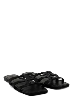 Cheap Ibana Slipper With Logo Annabel | Black... | | Little Soho