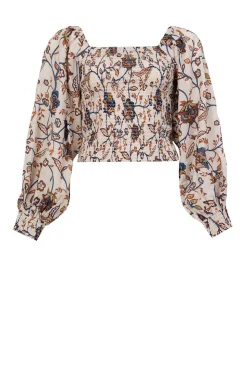 Fashion Stella Forest Smocked Top Marla | Natural... | | Little Soho