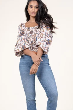 Fashion Stella Forest Smocked Top Marla | Natural... | | Little Soho