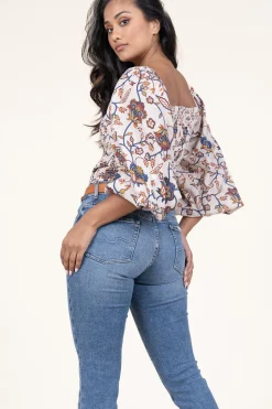 Fashion Stella Forest Smocked Top Marla | Natural... | | Little Soho