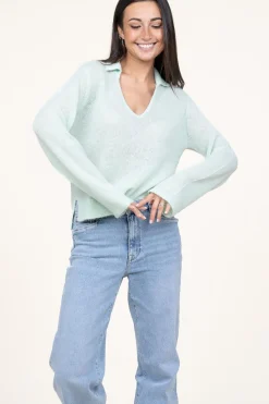 New Dante 6 Soft Alpaca Blend Sweater Kenza | Green... | | Little Soho