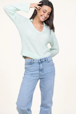 New Dante 6 Soft Alpaca Blend Sweater Kenza | Green... | | Little Soho