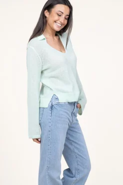 New Dante 6 Soft Alpaca Blend Sweater Kenza | Green... | | Little Soho