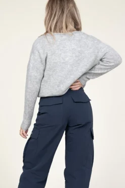 Online American Vintage Soft Alpaca Cardigan Vitow | Grey... | | Little Soho