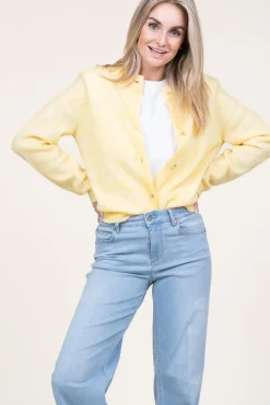 Fashion Second Female Soft Cardigan Brooke | Yellow... | | Little Soho