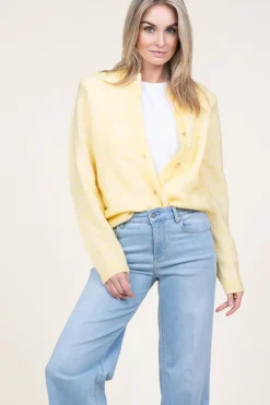 Fashion Second Female Soft Cardigan Brooke | Yellow... | | Little Soho