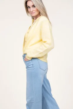 Fashion Second Female Soft Cardigan Brooke | Yellow... | | Little Soho