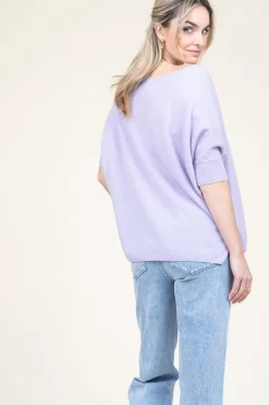 Hot Absolut Cashmere Soft Cashmere Sweater Kate | Purple... | | Little Soho