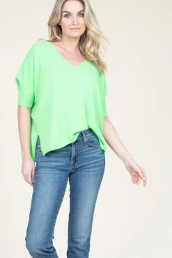 Shop Absolut Cashmere Soft Cashmere Sweater Kate | Green... | | Little Soho