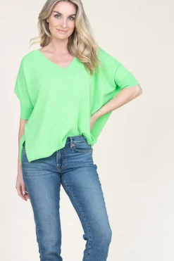 Shop Absolut Cashmere Soft Cashmere Sweater Kate | Green... | | Little Soho