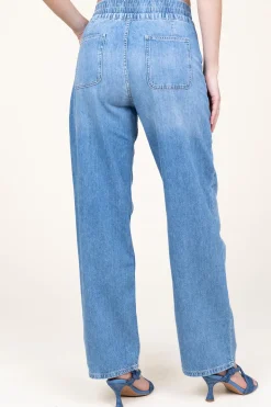 Cheap ba&sh Soft Cotton Jeans Mima | Blue... | | Little Soho
