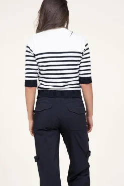 Store Suncoo Soft Cotton Striped Sweater Peroza | Black & White... | | Little Soho