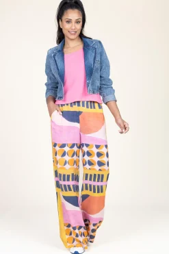 Store American Vintage Soft Cropped Top Hapylife | Pink... | | Little Soho