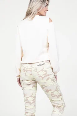 Cheap Aaiko Soft Cut-Out Sweater Gioya | Natural... | | Little Soho