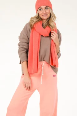 Hot Knit-ted Soft Knitted Scarf Evy | Orange... | | Little Soho