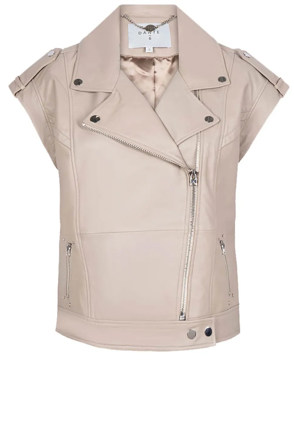 Cheap Dante 6 Soft Leather Waistcoat Harley | Natural... | | Little Soho