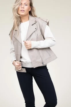 Cheap Dante 6 Soft Leather Waistcoat Harley | Natural... | | Little Soho