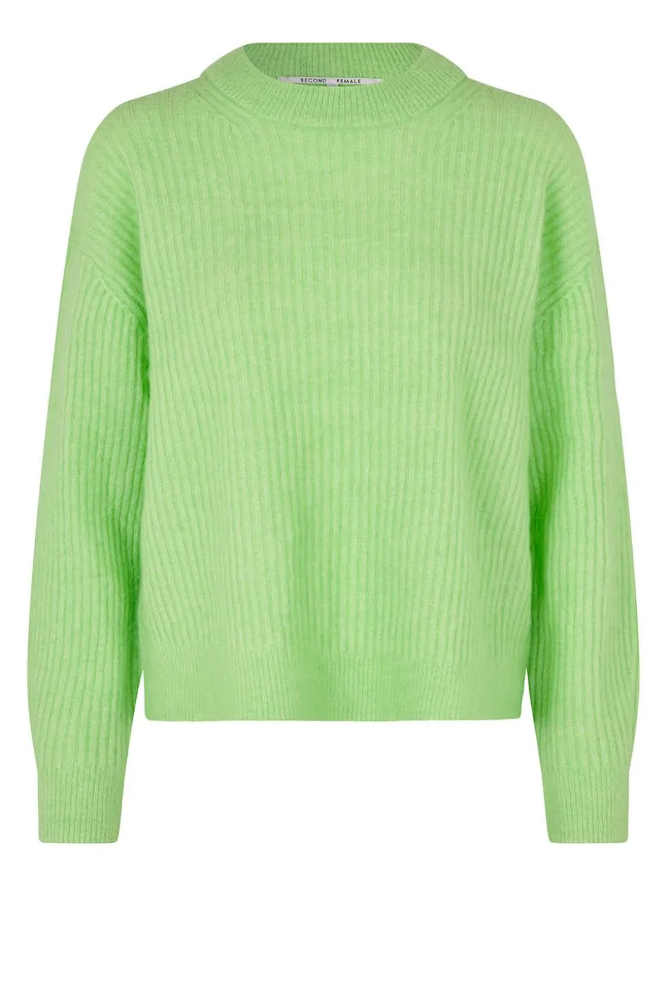 Outlet Second Female Soft Mohair Ribbed Sweater Brooke | Green... | | Little Soho