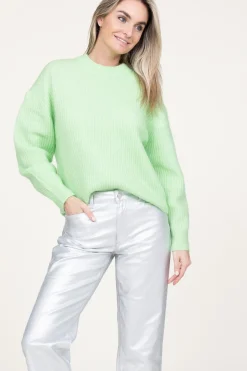 Outlet Second Female Soft Mohair Ribbed Sweater Brooke | Green... | | Little Soho