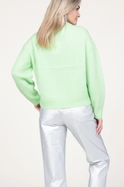 Outlet Second Female Soft Mohair Ribbed Sweater Brooke | Green... | | Little Soho