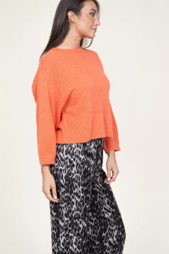 Online Dante 6 Soft Openback Alpaca Sweater Ullysa | Orange... | | Little Soho