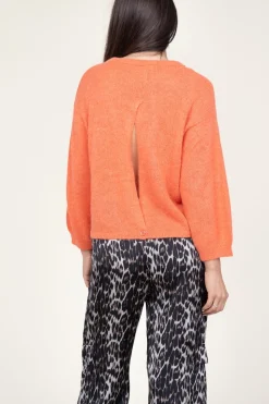 Online Dante 6 Soft Openback Alpaca Sweater Ullysa | Orange... | | Little Soho