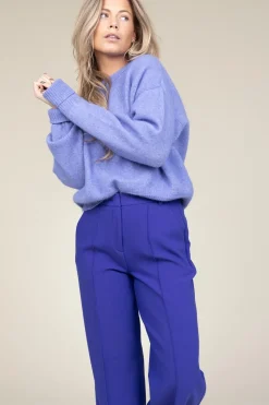 Flash Sale American Vintage Soft Oversized Alpaca Sweater Vitow | Purple... | | Little Soho