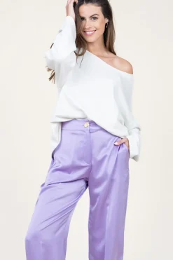 New American Vintage Soft Oversized Sweater Hapylife | White... | | Little Soho