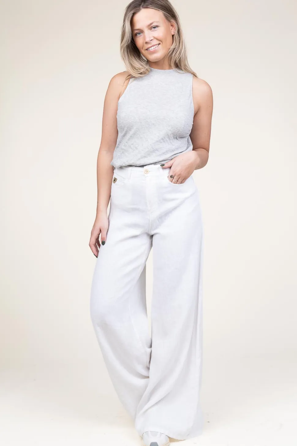 Outlet American Vintage Soft Singlet Ruzy | Grey... | | Little Soho