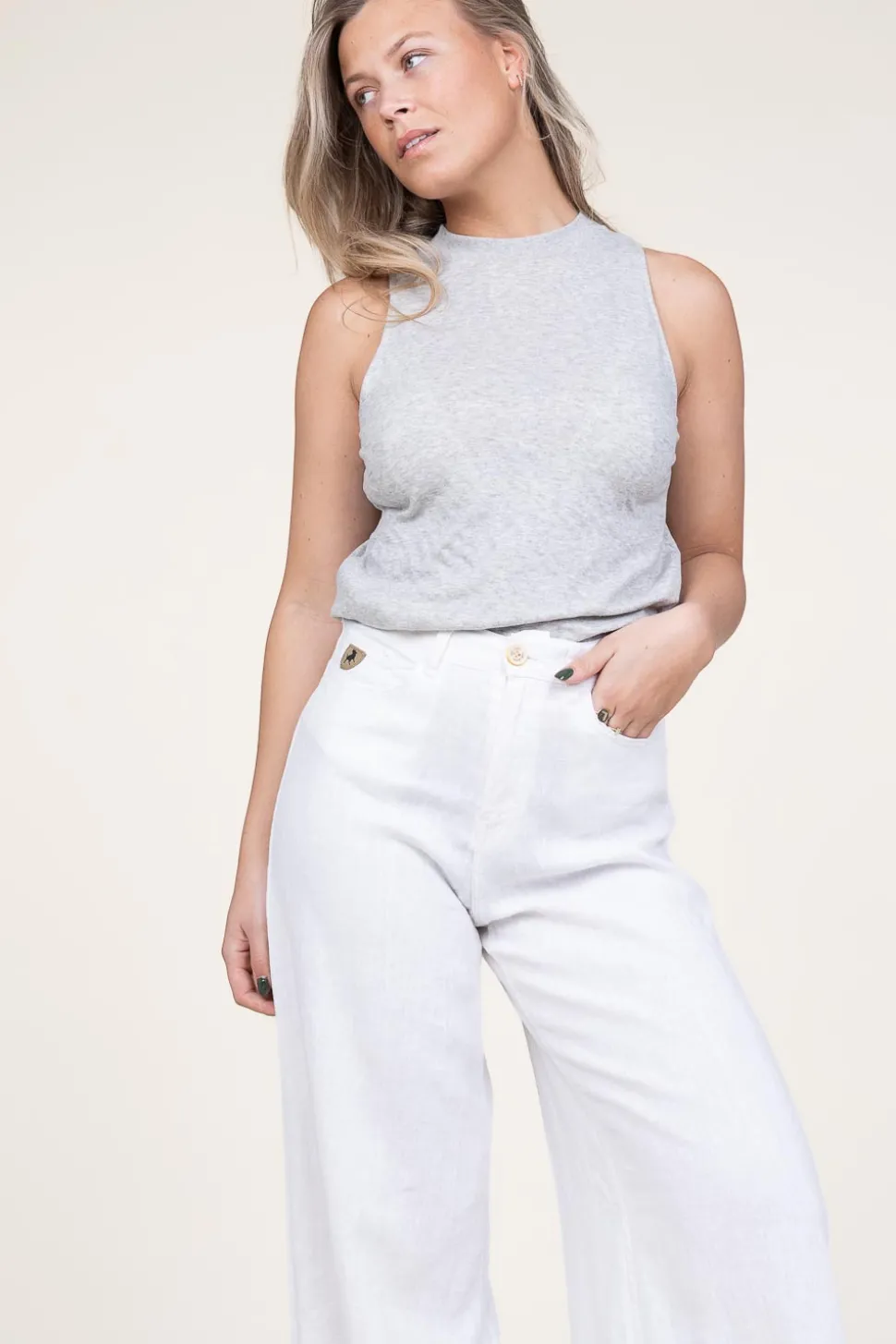 Outlet American Vintage Soft Singlet Ruzy | Grey... | | Little Soho