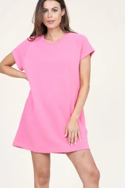 Hot American Vintage Soft Sweater Dress Hapylife | Pink... | | Little Soho