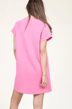 Hot American Vintage Soft Sweater Dress Hapylife | Pink... | | Little Soho